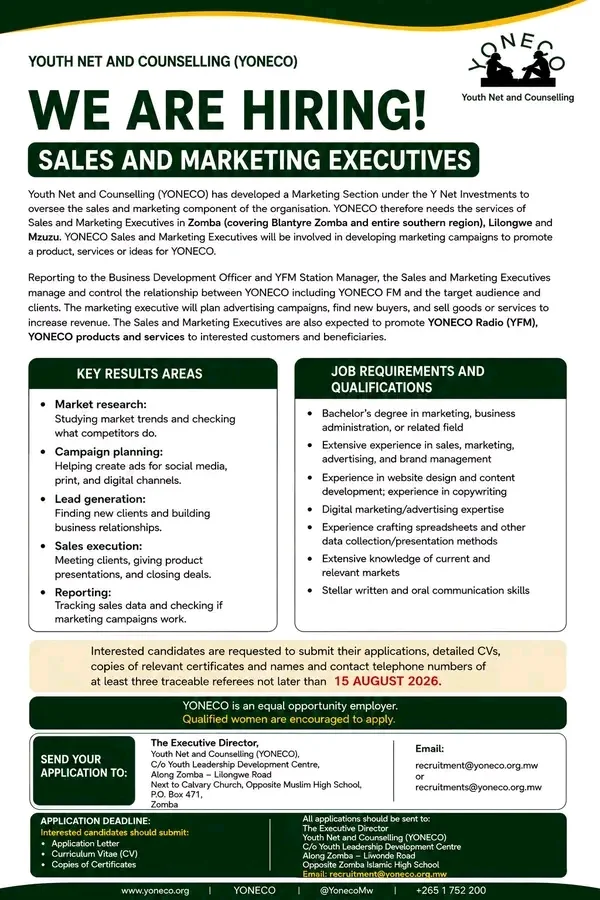 Sales and Marketing Executives