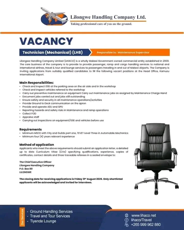 Technician (Mechanical) (LH8)