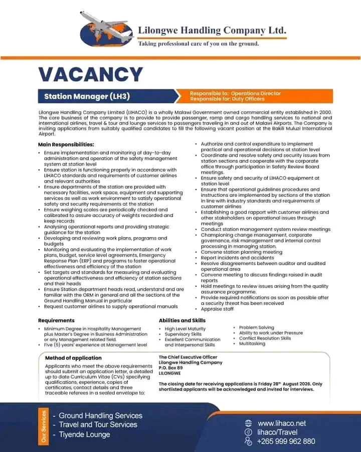 Station Manager (LH3)