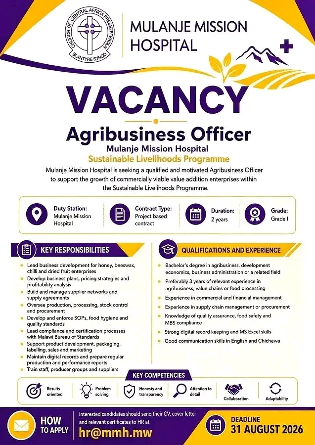 Agribusiness Officer
