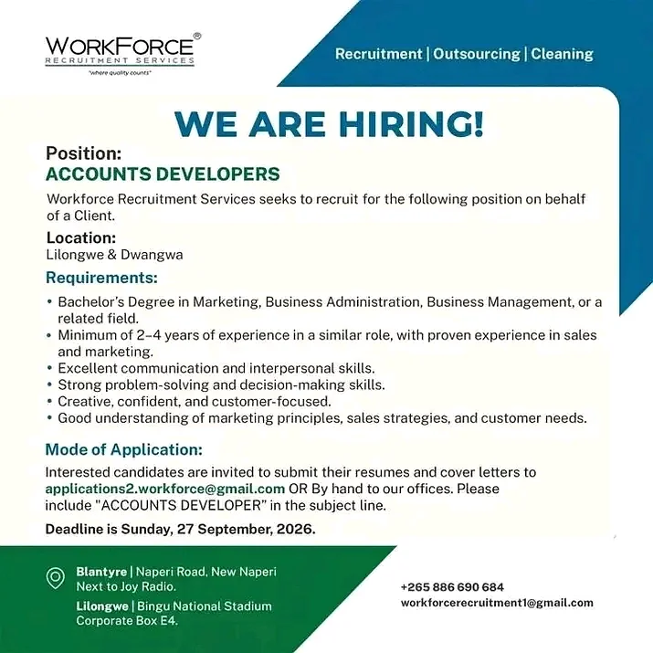 Accounts Developer