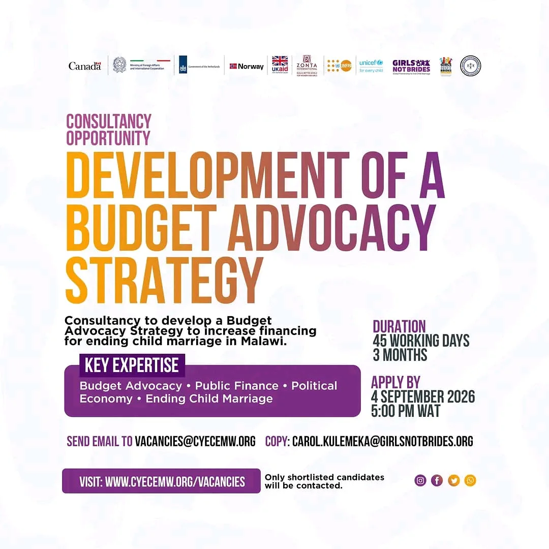 CONSULTANCY OPPORTUNITY